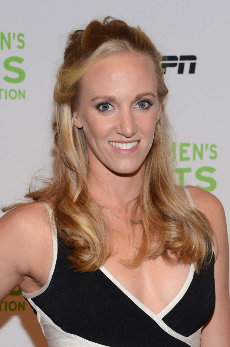 Dana Vollmer showing her hot body at the 33rd Annual Salute To Women in Sports